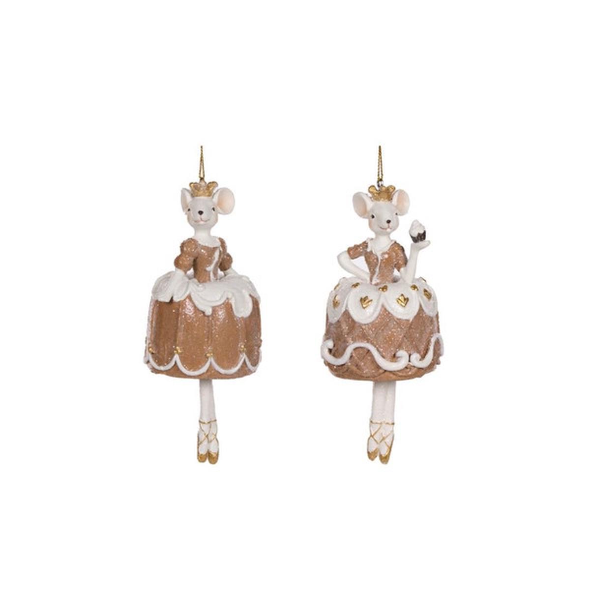 Gingerbread Ballet Mice Asst
